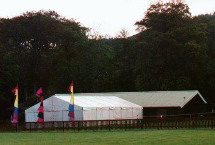 The Pavillion with the docked marquee